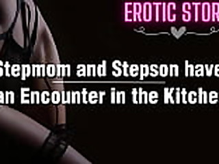Stepmom and Stepson have an Encounter in the Kitchen 17 min